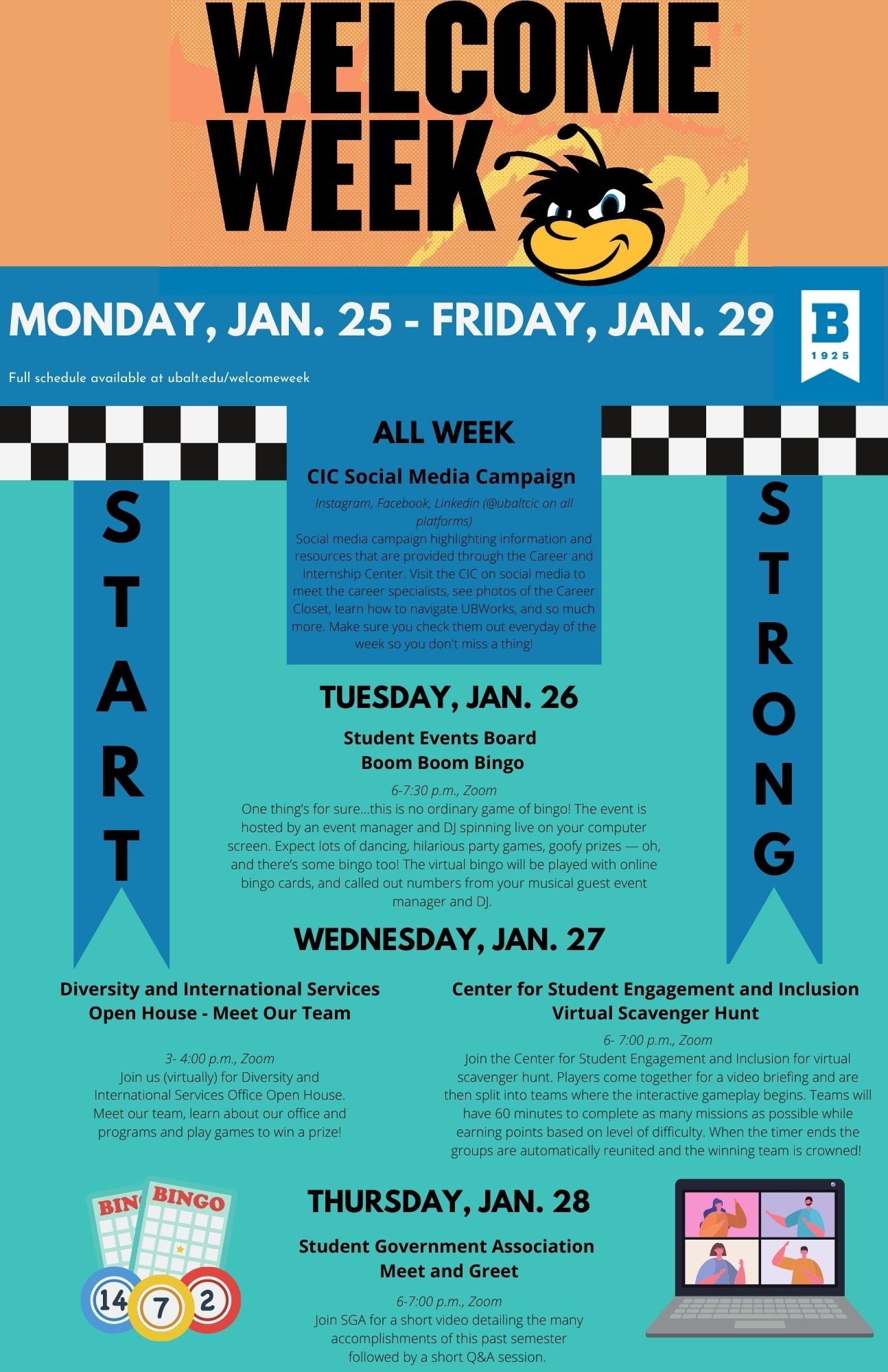 Spring 2021 Welcome Week